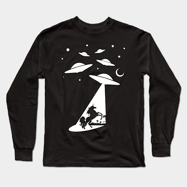 ufos and unicorns Long Sleeve T-Shirt by agapimou